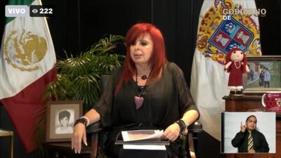 La gobernadora indicó que ya presentó denuncias ante las autoridades correspondientes