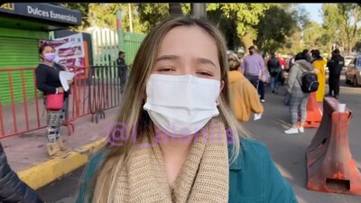 En redes sociales se viralizó el video de una joven que no se vacunó pues no le tocaría dosis de Pfizer