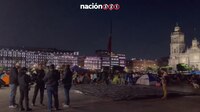 Maestros de la CNTE instalan plantón frente a Palacio Nacional