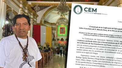 La Conferencia del Episcopado Mexicano llamó a las autoridades a garantizar justicia y protege a clérigos en riesgo