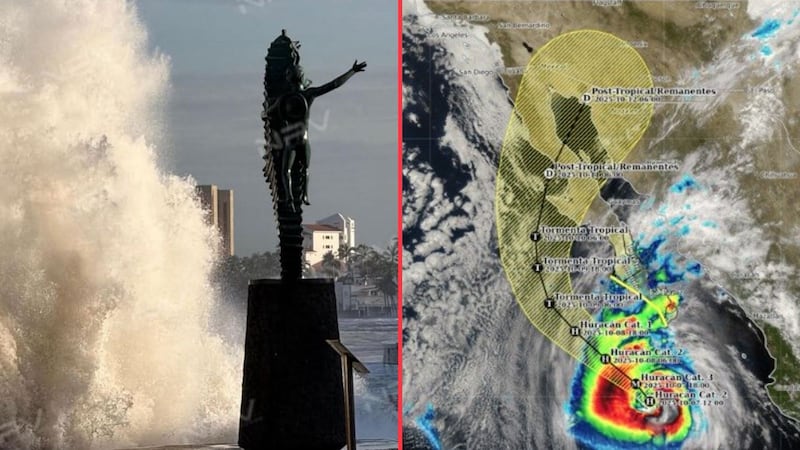 Así lucen las playas de Colima, Jalisco y Baja California antes del paso del Huracán ‘Priscilla’
