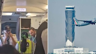 El piloto y sus dichos fueron captados por uno de los pasajeros del vuelo