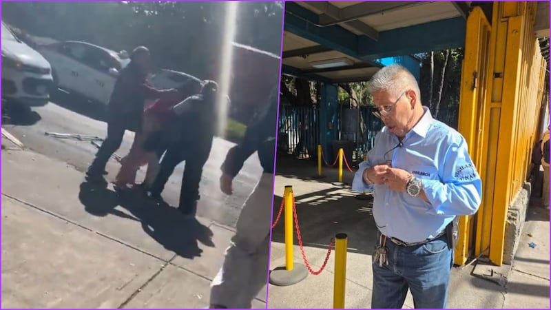 VIDEO: Guardia de la UNAM agrede a alumna en muletas y a su madre en CCH Vallejo