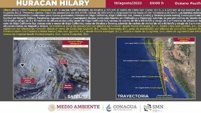 Las autoridades pidieron estar alertas a las indicaciones de Protección Civil