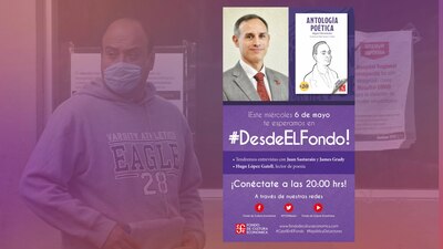El subsecretario de salud leerá poesía tras su conferencia de las 19:00 horas