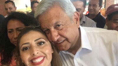 La candidata ofreció disculpas y aseguró que admira a López Obrador y considera que es una persona honorable