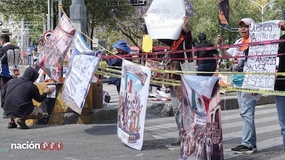 Activistas del Refugio Franciscano cierran Paseo de la Reforma