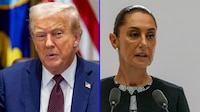 “Sheinbaum es una mujer muy elegante, hermosa, pero tiene miedo”: Trump