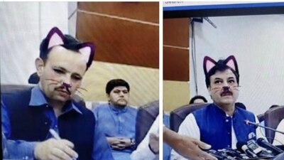 Así lucieron los funcionarios durante el FB Live