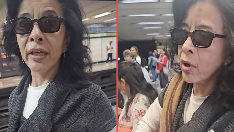 Francesa confronta a mujer en el Metro de la CDMX tras recibir insulto
