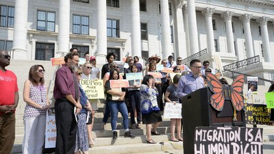 Cientos de 'dreamers' de Utah le exigieron a los políticos locales que los defiendan ante la eliminación de DACA