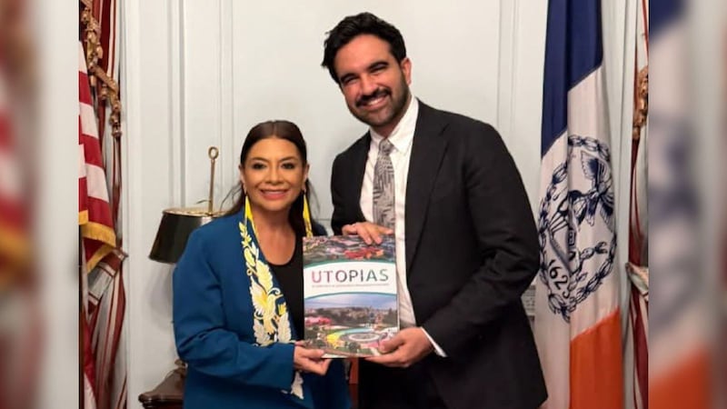 Alcalde de Nueva York reconoce a Clara Brugada por las UTOPÍAS de la CDMX