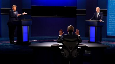 Durante su encuentro en Cleveland, Donald Trump y Joe Biden de descalificaron mutuamente