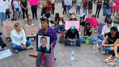 Ayer, en León, Guanajuato, mujeres se manifestaron para exigir justicia por la joven