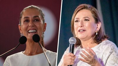 En la transmisión del debate donde Xóchitl llama a Claudia "narcocandidata"