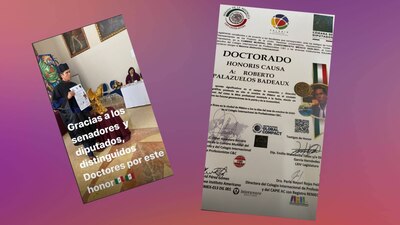 El actor y empresario presumió en redes su nuevo título