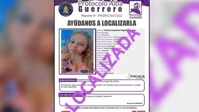 No dieron más detalle sobre su localización