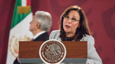 Los magistrados ordenaron a AMLO imponer la sanción en contra de la secretaria