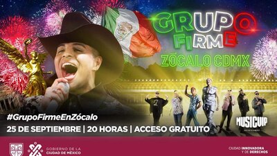 El gobierno de la CDMX anunció que la agrupación cantará el 25 de septiembre