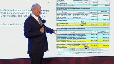 El presidente López Obrador difundió la información durante su conferencia de prensa mañanera