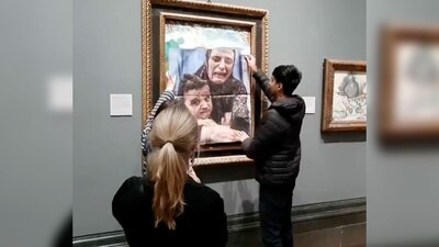 La policía intervino y arrestó a las dos personas