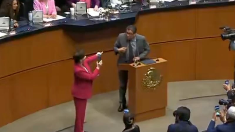 “Farsante, demuéstrame que soy narco”: Saúl Monreal y Lilly Téllez se confrontan en el Senado
