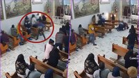 VIDEO: Hombre intenta apuñalar a creyente en plena iglesia del Edomex