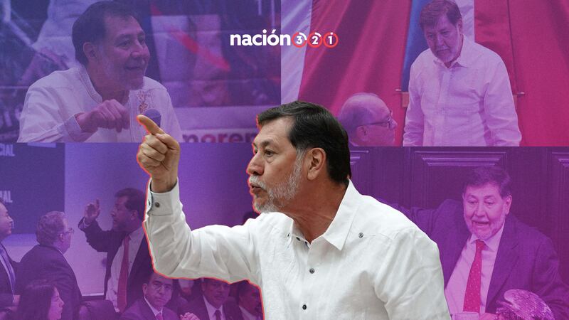 Así han sido las amenazas y enfrentamientos de Noroña en el Congreso