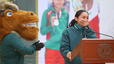 La mexicana fue medallista olímpica de plata en marcha en Río de Janeiro 2016
