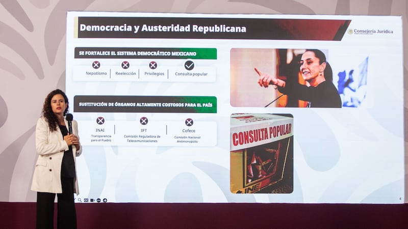 “Se han impulsado 27 reformas constitucionales y 76 legales en lo que va del sexenio”: Luisa Alcalde