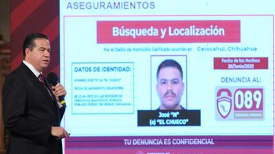 La dependencia informó que sigue el operativo de captura contra "El Chueco"