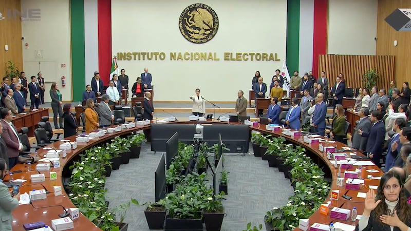 Blanca Cruz García toma protesta como presidenta interina del INE tras salida de Taddei