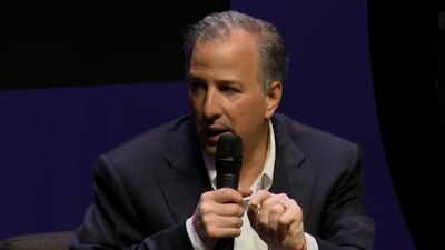 Como otros candidatos presidenciales, Meade acudió al Tec de Monterrey, en Nuevo León
