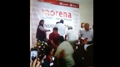 Todo ocurrió durante un evento del partido en Monterrey, Nuevo León