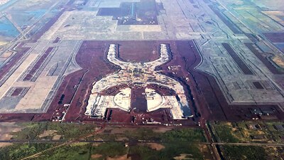 Así lucían las obras en Texcoco a inicios de noviembre de 2018