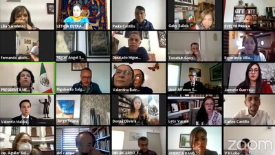 La diputada local tuvo un error mientras participaba en una sesión del Congreso de la CDMX