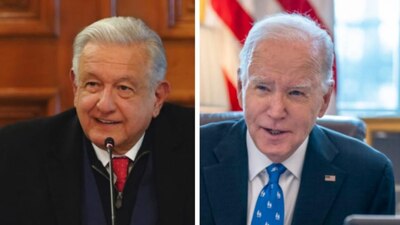 El Presidente Biden mostró su afecto y reconocimiento a AMLO