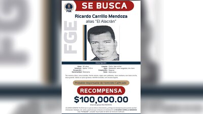 Ricardo Carrillo Mendoza está acusado del asesinato del presidente municipal de Aguililla