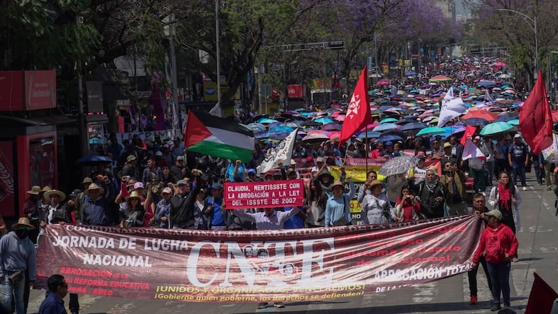 CNTE confirma huelga nacional y plantón en el Zócalo a partir del 1 de junio