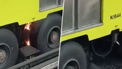 Las imágenes fueron captadas por usuarios, el Metro explicó las posibles causas de lo ocurrido.