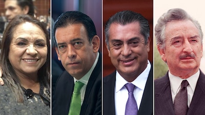 Carmen Medel, Humberto Moreira, Jaime Rodríguez y Fernando Gutiérrez