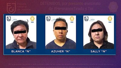 Los 3 inculpados se encuentran bajo investigación