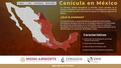 Se presentará en el centro, occidente, sur, sureste y noreste del país
