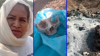 La activista podría traer un craneo a la CDMX