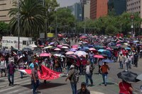 CNTE pone fin al paro nacional y al plantón en el Zócalo de la CDMX