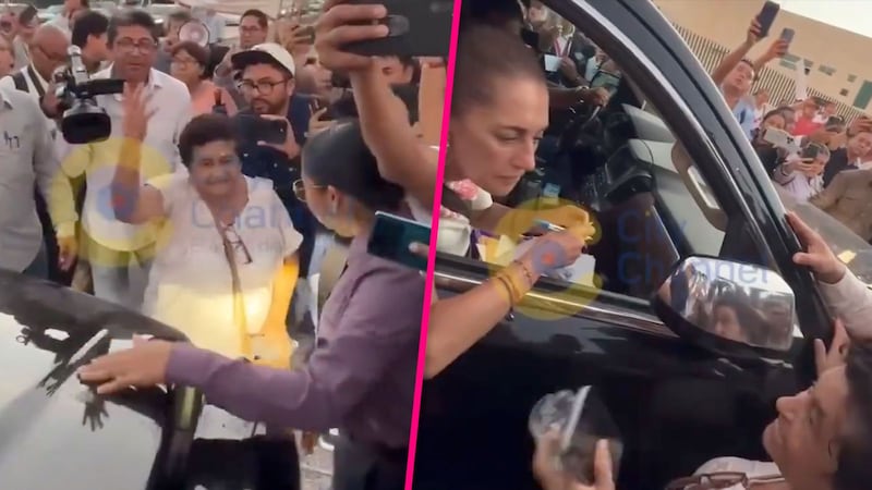 “Quiero que resuelvas”: mujer encara a Sheinbaum y le niega la mano por despojo en Tamaulipas