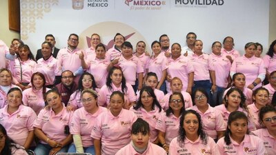 Edomex lanzó el programa 'Mujeres en el volante' para fortalecer la equidad de género
