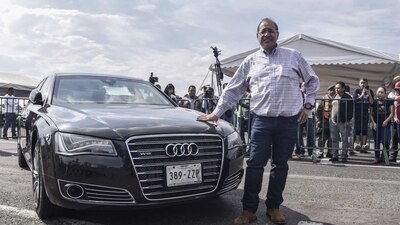 El empresario de Nuevo León se llevó el carro que usaban algunos expresidentes