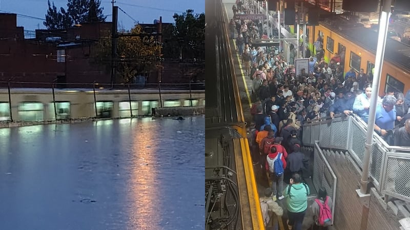 Lluvias dejan al Metro ‘bajo el agua’ y se desata el caos en la Línea A