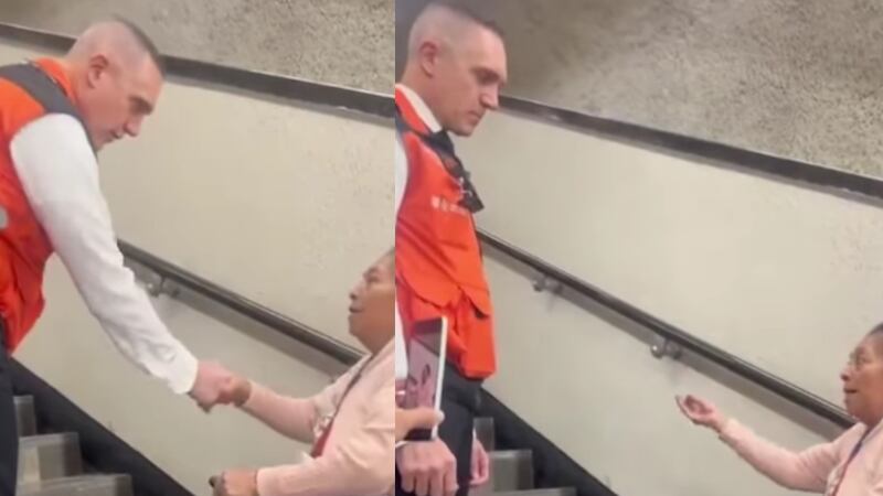 Mujer le reclama a Adrián Rubalcava por la falta de mantenimiento en el Metro de la CDMX